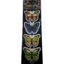 4 Grands Stickers Muraux Papillons Autocollants 3D 8x7cm Décoration Maison