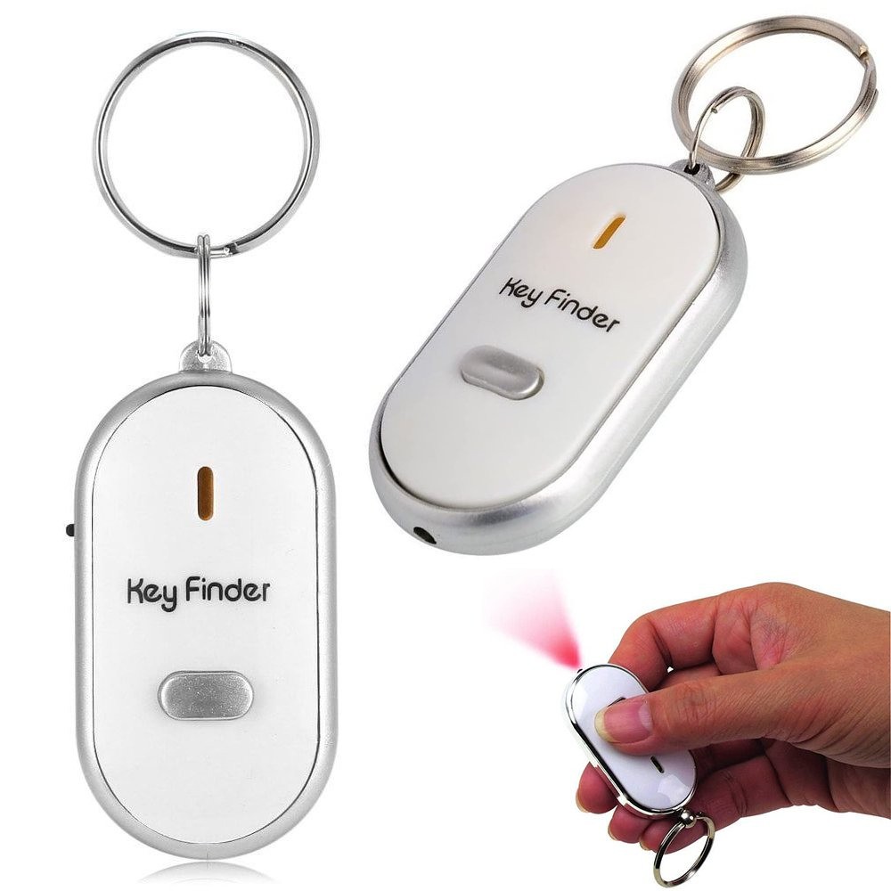 Porte Clé Détecteur de Clef Anti Perte Sifflez il répond Tracker Key Finder