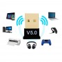 Clé USB Bluetooth V5.0 Mini Adaptateur Dongle Sans Fil PC Windows 10 8 Mac