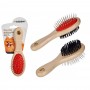 Brosse Double Face Animaux Poils de Chien Chat Toilettage Poil Dur Métal