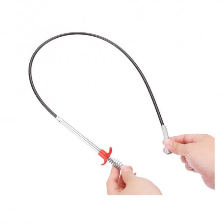Furet Déboucheur Canalisations 60cm Avec 4 Griffes - Outil Flexible Pour Déboucher éviers Et Tuyaux