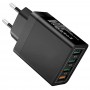 Chargeur Prise Murale Quadruple 4x USB 3.0 Charge Rapide 3,1A Téléphone