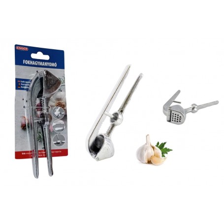 Tranche Hachoir Presse Ail Professionnel Robuste en Aluminium 19 cm