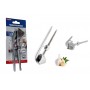 Tranche Hachoir Presse Ail Professionnel Robuste en Aluminium 19 cm