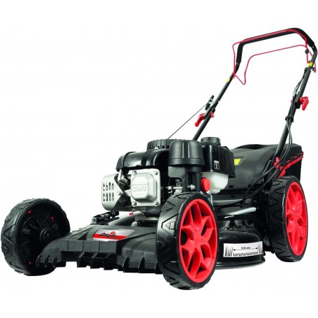 Grizzly Tondeuse à gazon à essence 4 en 1 « BRM 5117-2 A », 3,7 ch, sac de collecte 70l