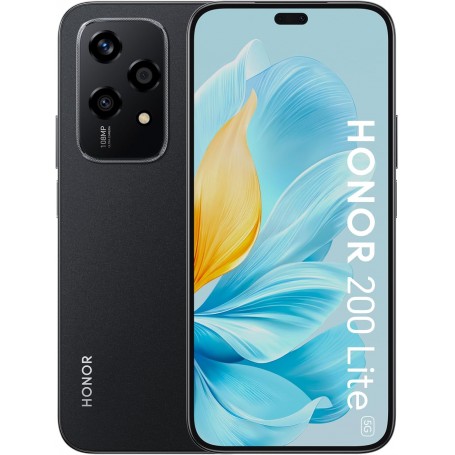 HONOR 200 Lite, Smartphone 5G, 8Go+256Go, écran AMOLED Anti-Chute 6,7", Triple Appareil Photo arrière 108MP