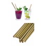 1x 3x 5x 10x pailles en bambou écologiques réutilisables Biodégradable 20cm Paille