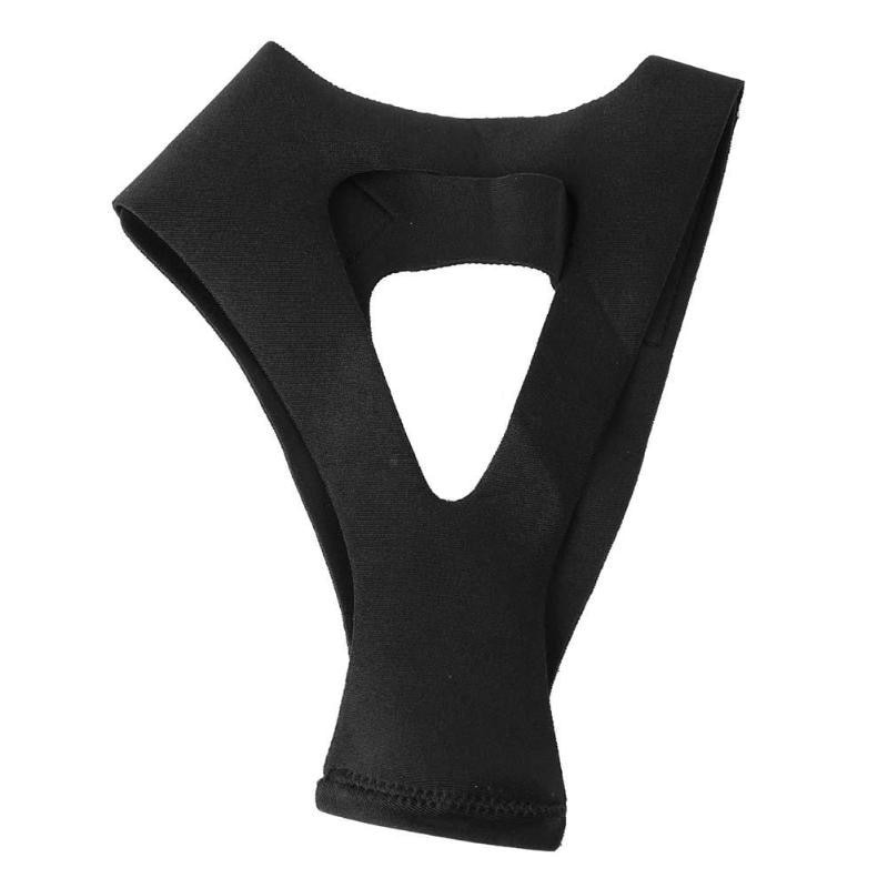 Strap Mentonnière Bandeau Anti Ronflement en Néoprène Doux Apnée Sommeil