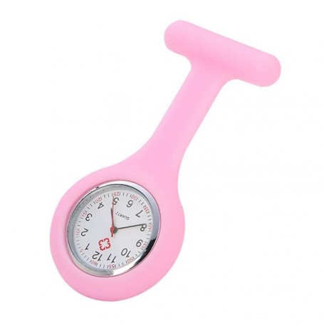 Montre Silicone Infirmière Broche Poche Pratique Inoxydable Médecin Médical Mode