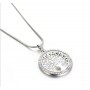 Collier Arbre de Vie Pendentif Strass Bijoux Cristal Mode Femme Or Argent