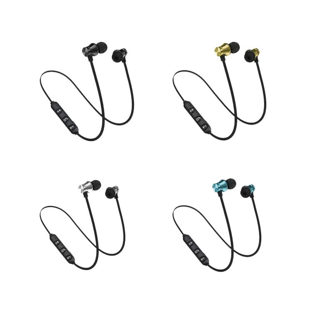 Écouteurs Sans Fil Bluetooth Casque Oreillette Stéréo Anti Bruit Sport Universel