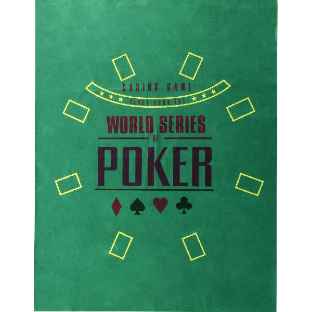 Tapis de Poker en Polyester 60 x 90 cm Texas Hold'em Omaha Stud