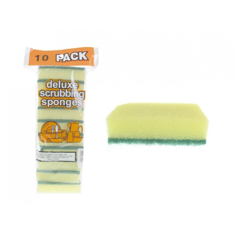 Lot De 2 éponges à Vaisselle Double Face - Côté Doux Et Côté Récurant En Sisal, écologique Et Durable