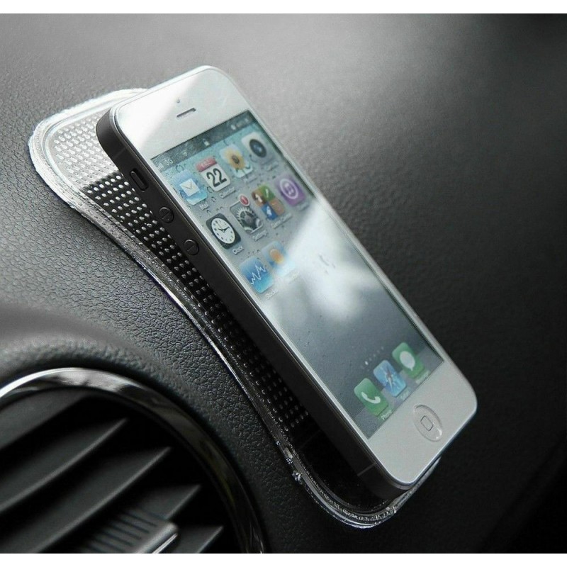 Tapis Anti-dérapant Pour Tableau De Bord Voiture - Noir - Dimensions 18x13 Cm - Universel