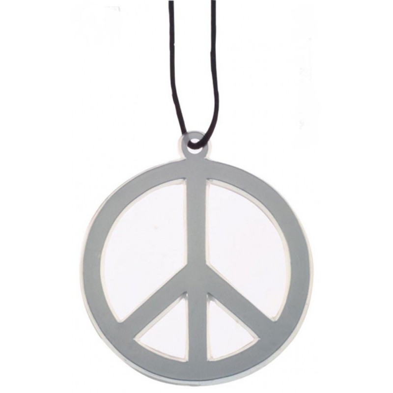 LAMEK 6Pcs Accessoires Hippie Deguisement Kit Ensemble Costume Hippie Lunettes Rondes Hippie Collier Paix Bandeaux Marguerite Serre Tête Coloré Rétro