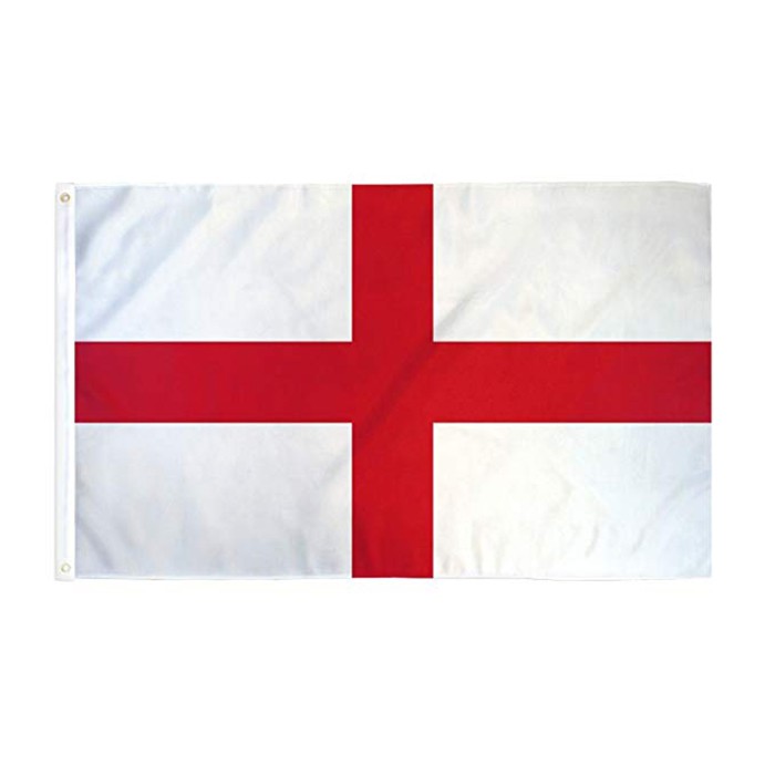 Drapeau Angleterre étendard Anglais 150 x 90 cm Rouge et Blanc Croix St Georges