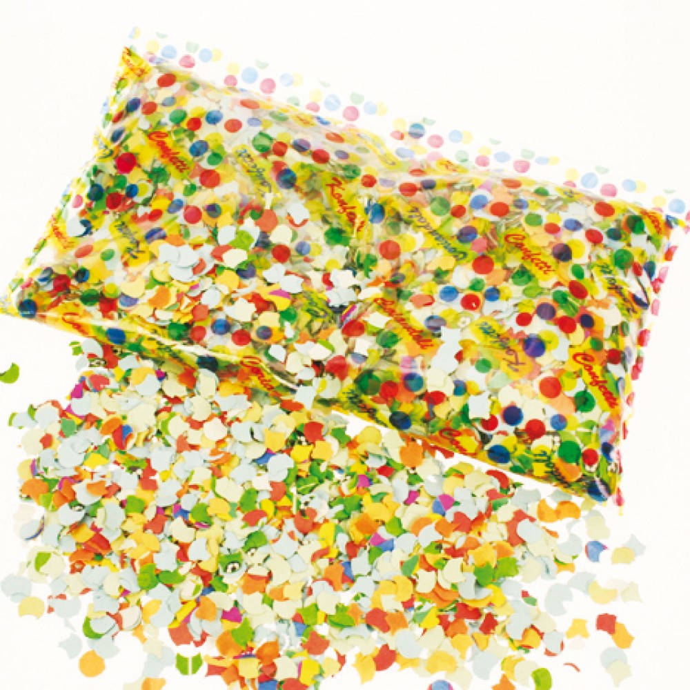 1000G (1KG Kilo) de Confettis Multicolores Mariage Fête Baptême Réveillon Party