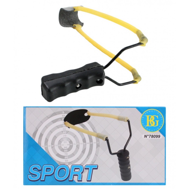 Lance-pierre Métal Complet élastique Triple - Fronde Pour Chasse, Tir, Jeux