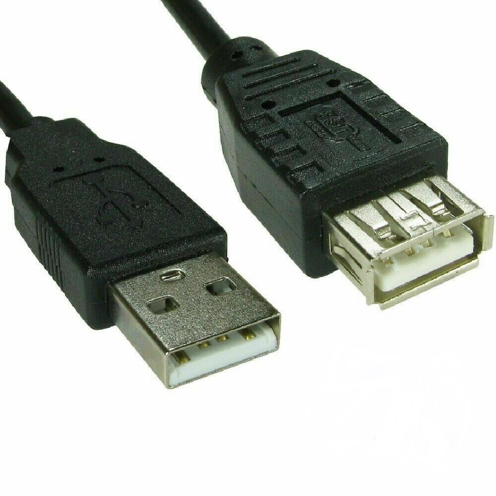 2X Grand Câble USB Standard Male vers Standard Femelle Longueur 1 Mètre 1M