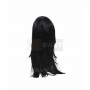 Perruque pour Femme Longs Cheveux Noirs Raides 65 cm Synthétiques