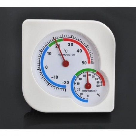 Thermomètre Hygromètre Analogique Mécanique Intérieur Extérieur Humidité