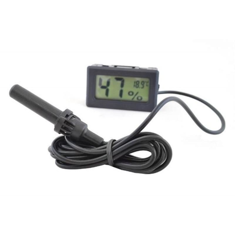 Thermomètre / sonde Yokuli Thermomètre et hygromètre numérique électronique sans  fil avec 1 capteur pour l'intérieur et l'extérieur