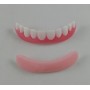 Dentier Cosmétique Fausses Dents en Silicone Facette Dentaire Supérieure