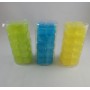 10 Glaçons en Plastique Réutilisables Cubes Pré-remplis 2,5 x 2,5 cm