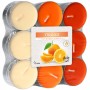 18 Bougies Chauffe-Plat Senteur Orange Parfum d'Ambiance Intérieur