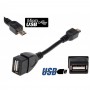 Câble Adaptateur Host OTG USB A Femelle vers USB Micro Male pour Clé USB