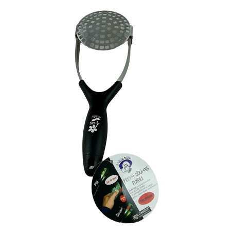 Presse légumes purée avec tête en acier rétractable 30cm 4 couleurs