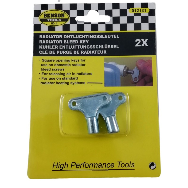 Jeu De 2 Clés Carrées 4 Voies Pour Robinet - 6,5 Mm, 7 Mm, 8 Mm, 9 Mm - Acier Allié Nickelé - Compact Et Polyvalent