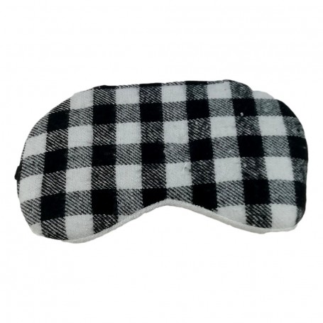 Grand Masque de Nuit Cache Yeux de Voyage Sommeil Confort Coton 19 x 10 cm