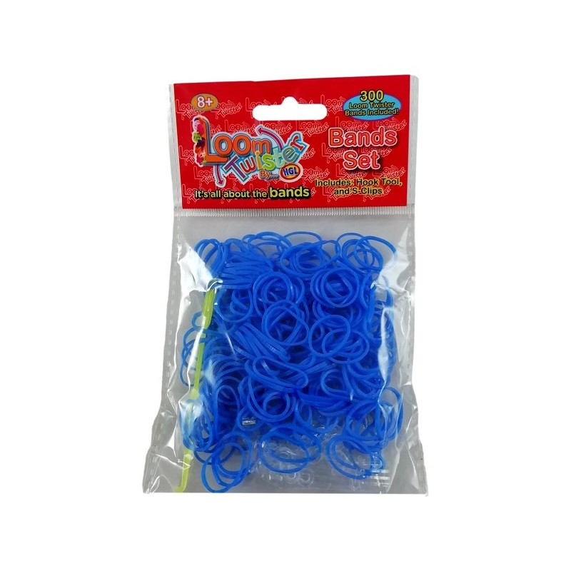 Recharge bracelet Loops 300 élastiques - Assortiment pastel