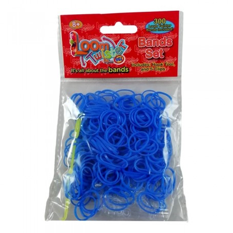 Recharge 300 élastiques + S Clip + Crochet pour Bracelet LOOM Bands 5 Couleurs