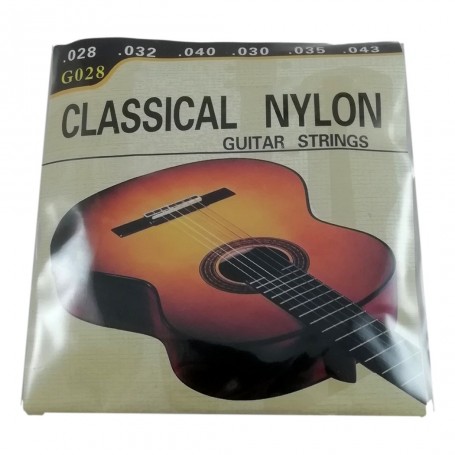 Jeu de 6 Cordes Nylon pour Guitare Classique