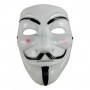 Masque Anonymous Guy Fawkes V pour Vendetta Blanc Gilet Jaune Adulte
