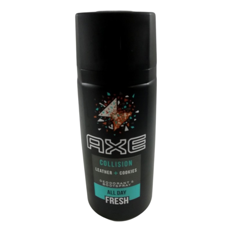 Axe Déodorant Homme Spray Fresh Collision Cuir et Biscuits 150ml