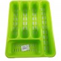 Bac Rangement Organisateur Tiroir Range Couvert Plastique 4 Couleurs