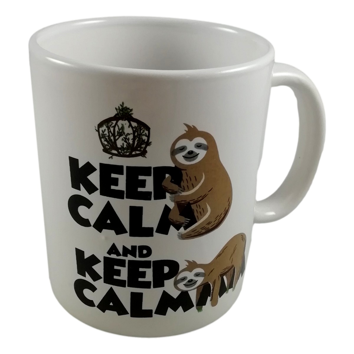 Tasse Mug Drôle Céramique " Keep Calm and Keep Calm " " Reste Calme et ... "