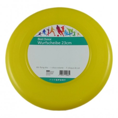 Frisbee en Plastique 23 cm Jouet pour Enfant Adulte Plage Couleur au Choix