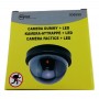 Caméra Dôme Vidéo Surveillance Factice LED Rouge Dissuasion Magasin Commerce