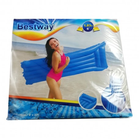 Matelas Gonflable Flottant Piscine 183x69cm Adulte Ado Enfant 4 Couleurs