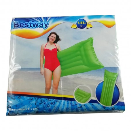 Matelas Gonflable Flottant Piscine 183x69cm Adulte Ado Enfant 4 Couleurs