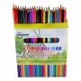 Set de 24 Crayons de Couleur 18cm Dessin Artiste Coloriage Enfant Adulte