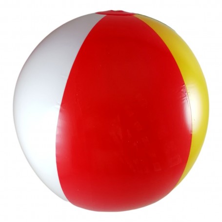 Best Sporting Ballon de Plage Amusant en PVC léger I Ballon de Plage de 23  cm I Logo coloré I Ballon en Caoutchouc I Ballon de Plage pour Enfant