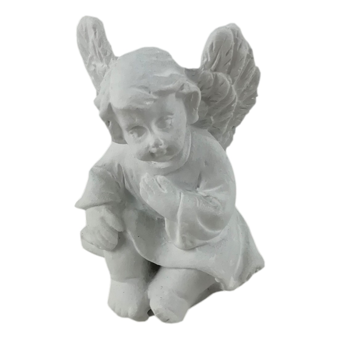 Figurine Bébé Ange Blanc 4cm Statuette Chérubin Mystique Angel + Sac Cadeau