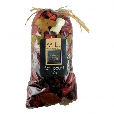 Pot Pourri 140G 10 Parfums Cannelle Eucalyptus Lavande Miel Pêche Vanille Rose