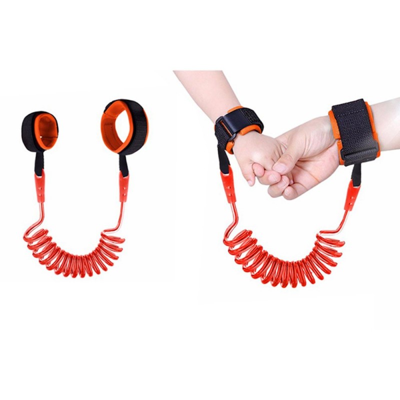 2 Bracelets De Sécurité Enfant Dr.meter - Laisse 1,2m, Verrouillage Par Clé, Réfléchissants