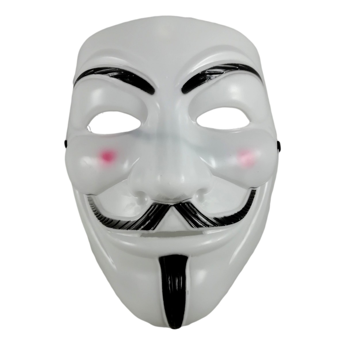 Lot 10X Masque Anonymous Guy Fawkes V pour Vendetta Blanc Gilet Jaune Adulte